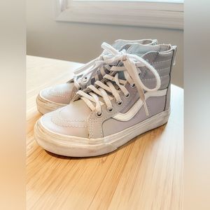 COPY - kids | vans | high top iridescent sneakers
